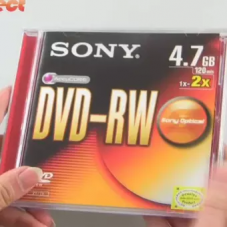 ORIGINAL SONY DVD-RW 1-2X 4.7GB 120Min DVD-RW Blank Media Disc 1 Pack